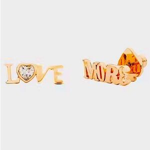 Kate ♠️ Spell It Out More Love Studs Earrings